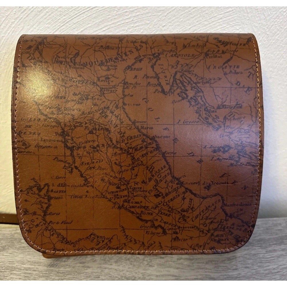 NWT! Patricia Nash Crossbody Bag Purse Granada Signature Map Design w/Dust Bag